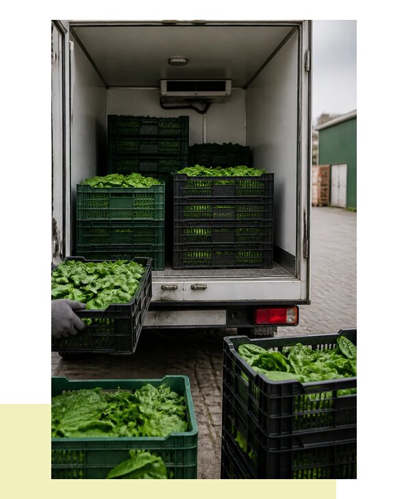 Перевозка шпината в Челябинск с сохранением свежести продукции